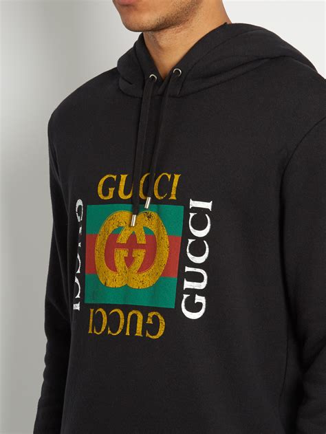 gucci black sweater|black gucci hoodie.